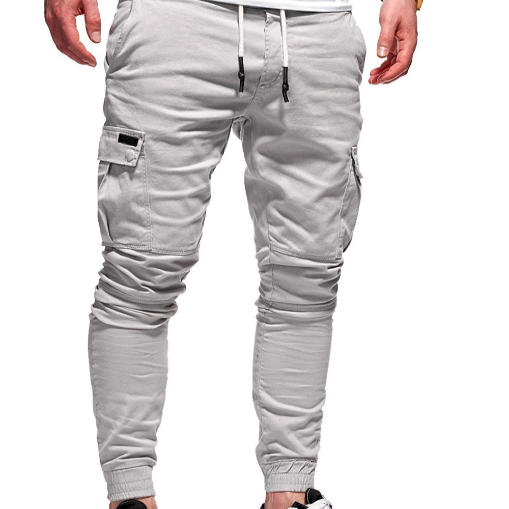 

Men's European and American Simple Casual Loose Casual Young Men's Trousers
