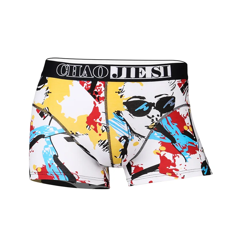 

Custom Loose Cartoon Printing Fashion Teen Gay Boys Sexy Men Boxer Underwear