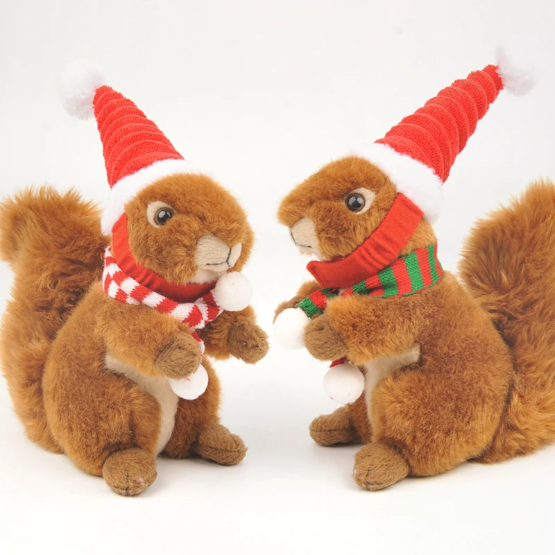 

Rabbit Christmas hat scarf combination set small pet supplies Christmas decoration