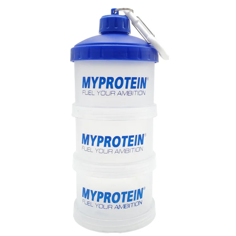 

Portable Pillbox Pre Workout Protein Powder Container Detachable Water Bottle Protein Powder Funnel, Customized color