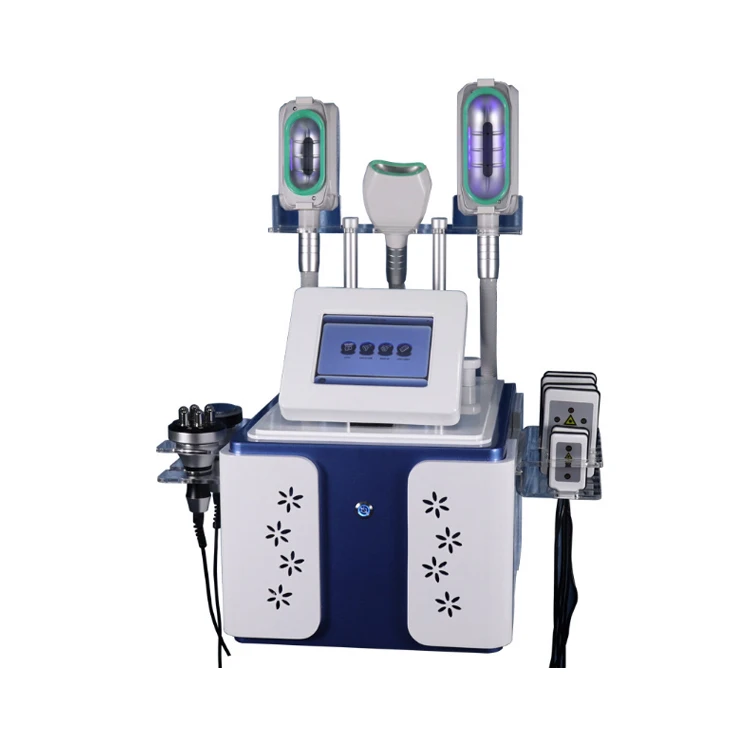 

Manufacture 40k RF Cavitation Body Slimming Machine Fat Removal Device Fat Freezing Machine, White+blue