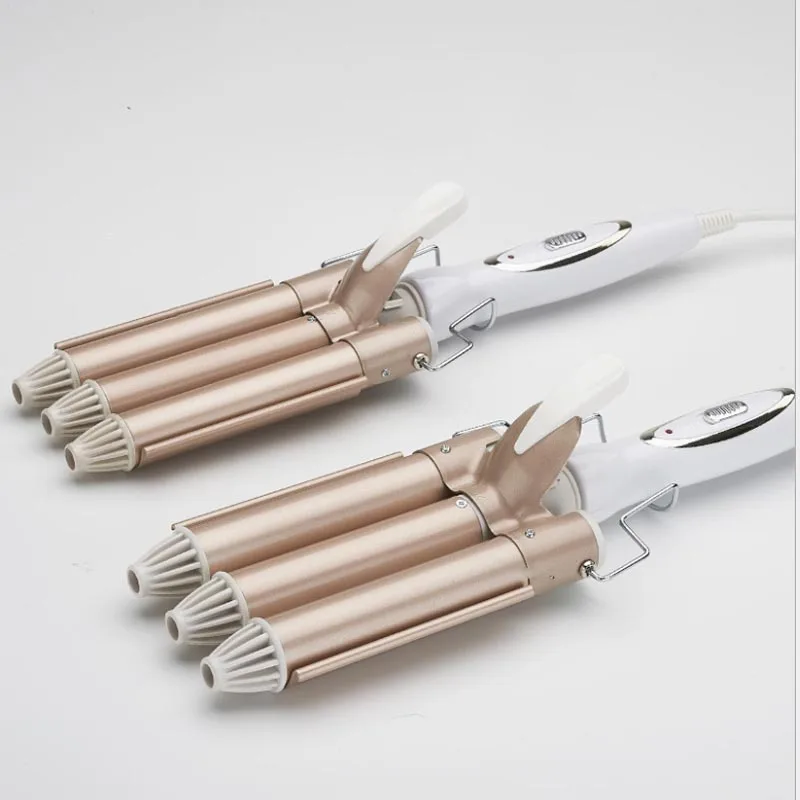 

Ceramic Ionic LCD Curling Iron Hair Waver Hair Styling Tools Set, Rose gold