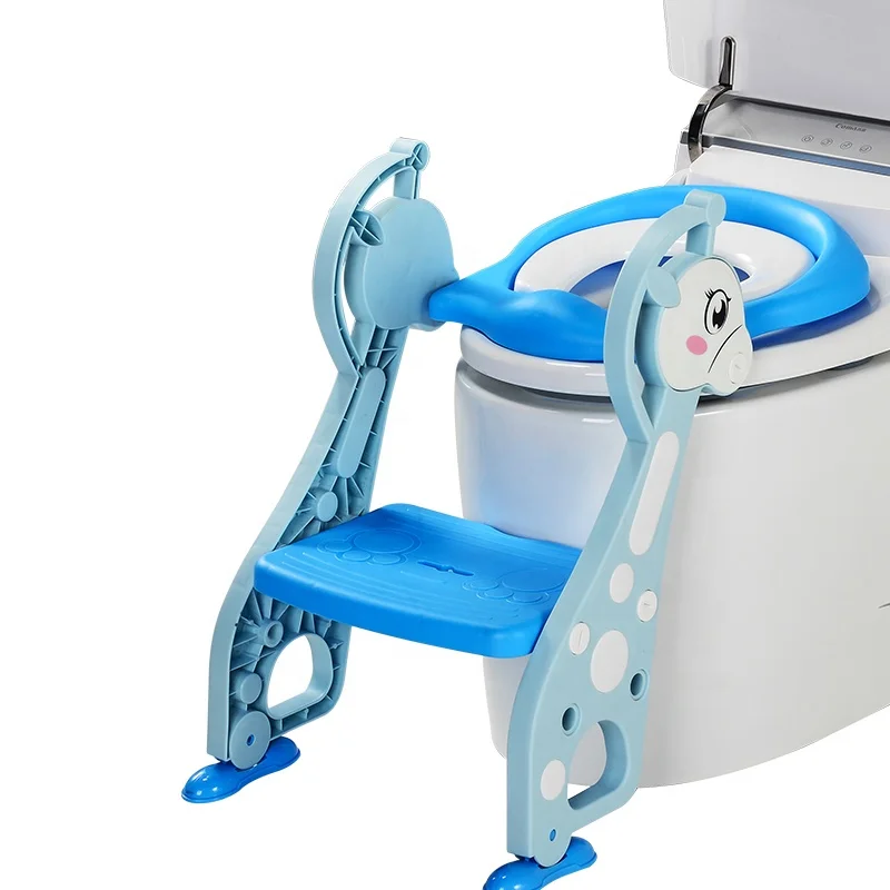 

Children Toilet Stair Type Male Female Boy Girl Baby Folding Rack Ring Pad Urinal Children Training Toilet Ladder