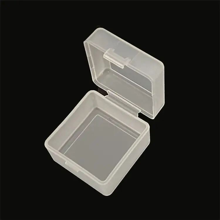 Mini Small Hard Pp Display Transparent Packaging Square Gift Plastic