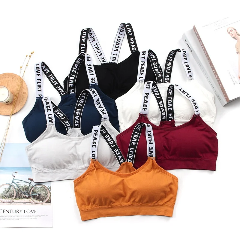 

High quality One Piece Wireless Seamless Sports Yoga Underwear Women Gym Seamless Bra, Black, white, blue, orange, red, grey