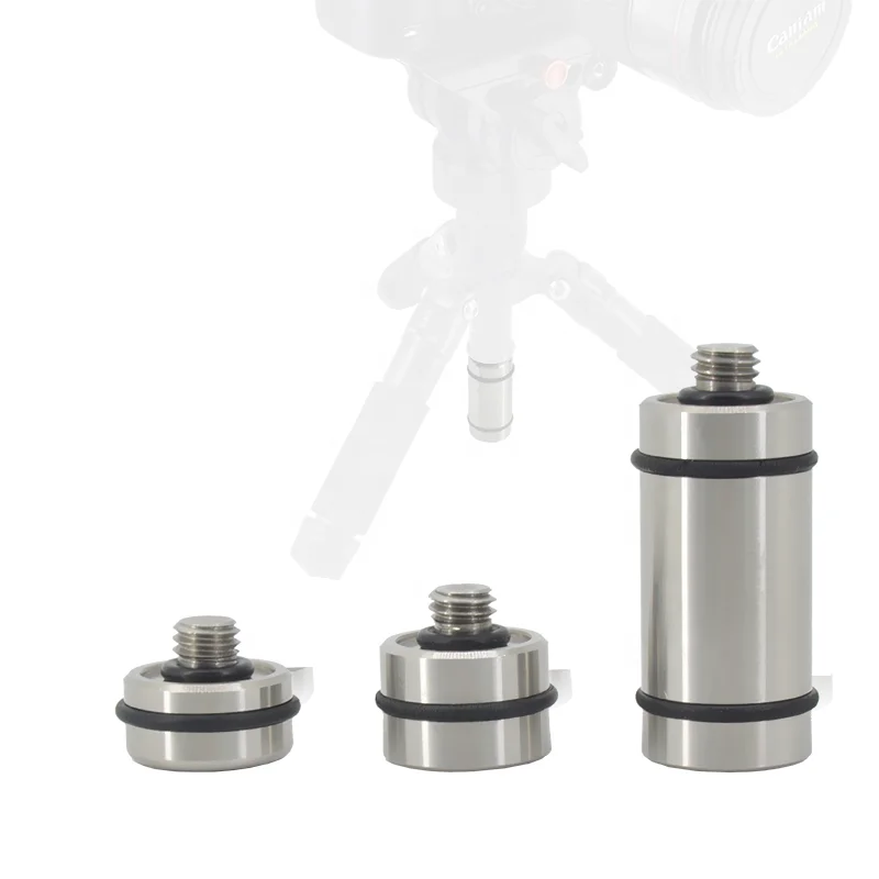 

photographic equipment 1/4" Stainless steel camera stabilizer balance weights Tripod Screw Stainless Steel Camera Dslr, Black