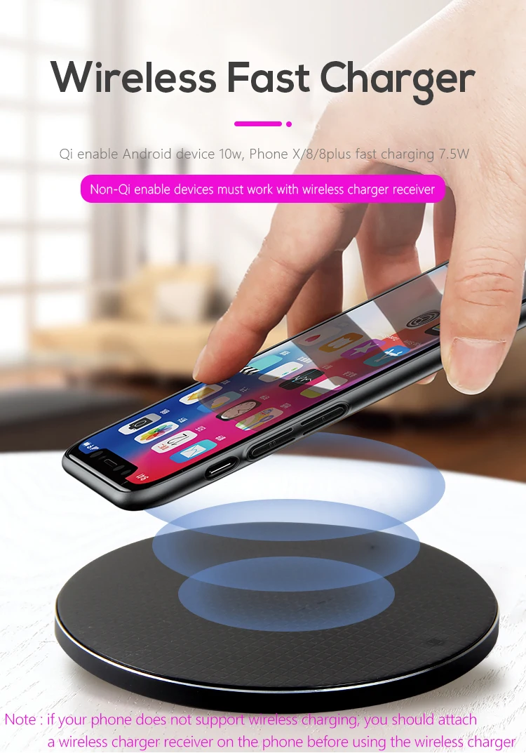 mobile phone universal wireless charging qi 10w smart wireless charger