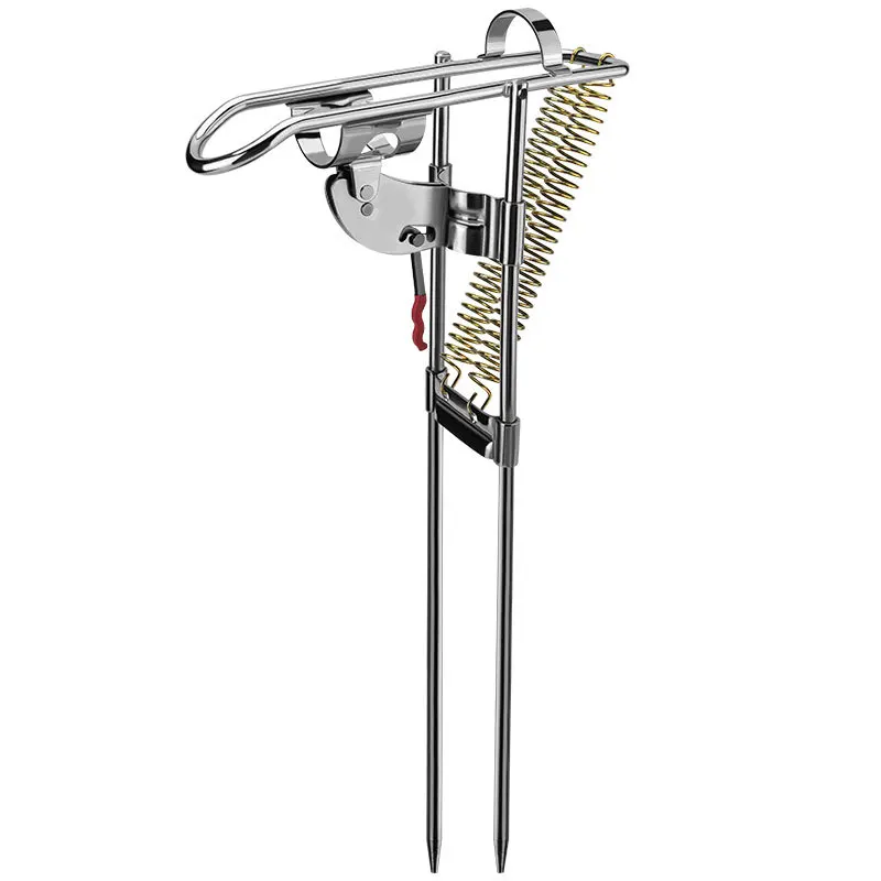 

Automatic Fishing Rod Holder High Strength Spring Outdoor Metal Fishing Rod Stand