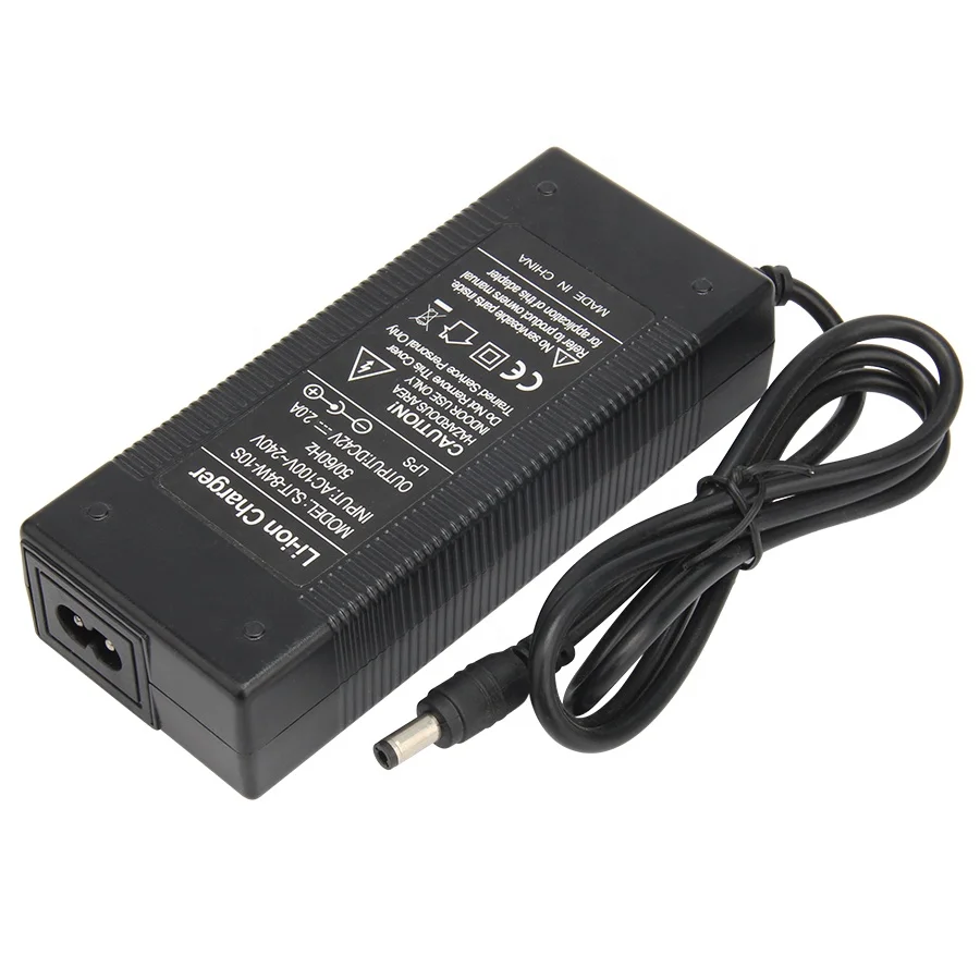 

Lithium Battery Charger 42V 2A Adapter for 10s 36V Electric Bike Battery