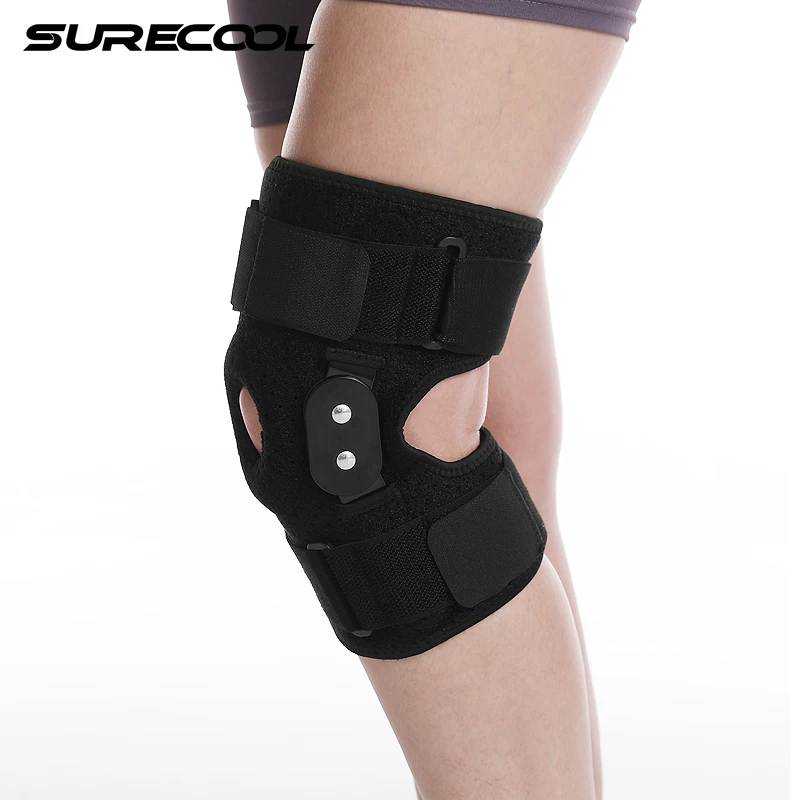 

Best Selling Knee Support Open Patella Hinged Knee Brace Stabilizer Joint Support Knee Pads