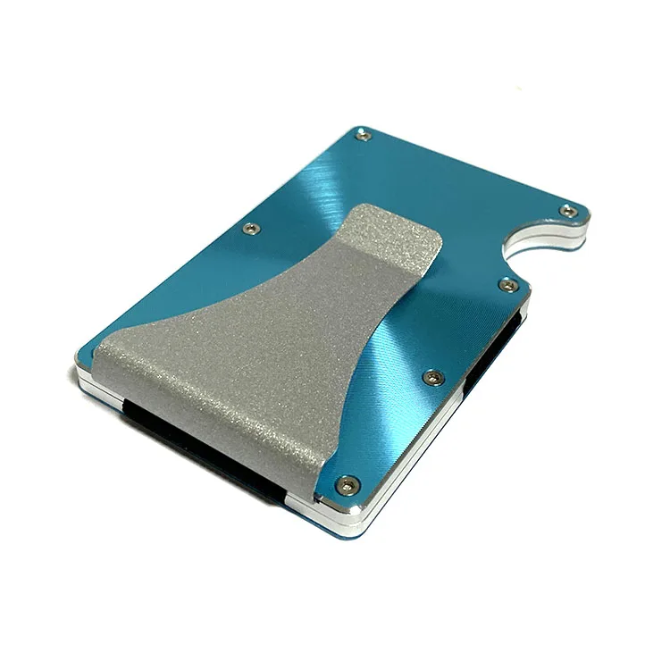

2021 Newest Design CD Pattern RFID Blocking Card Package Minimalist Slim Aluminum Wallets For Men, Black/silvery/gold/gray