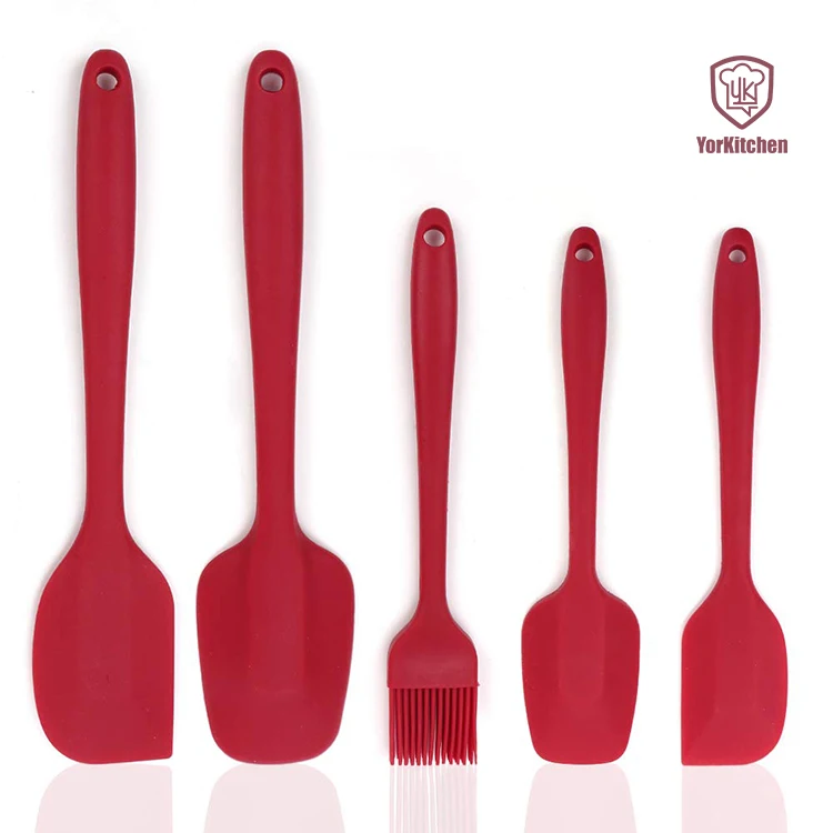 

Silicone 5 piece Heat-Resistant Spatulas Silicone Brush Non-stick Spatulas