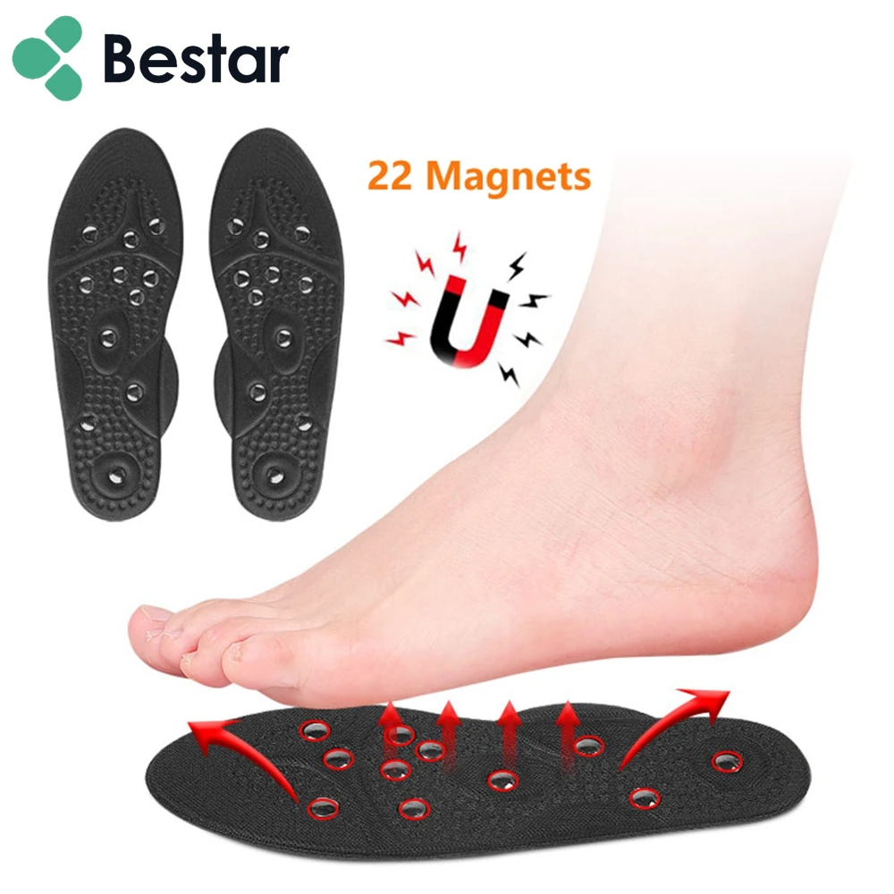 

Breathable Health Care Foot Orthotics Acupuncture Magnetic Shoe Insoles for Plantar Fasciitis Pain Relief, Customized accept