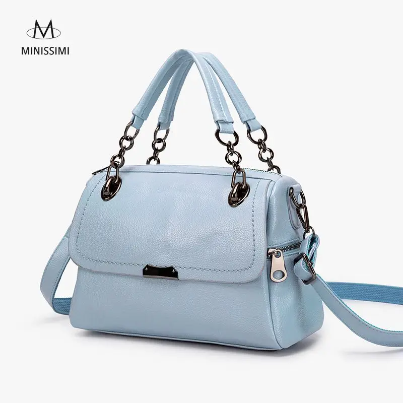 

Minissimi Brand Sac A Main Femme Custom Hand Bag Chains Women's Tote Bags Casual Cross Body Bag For Ladies