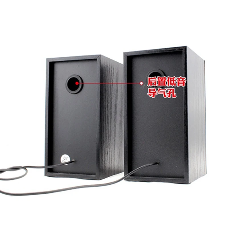 JT2803 USB Computer Desktop Speaker Wooden Mini Portable USB Speaker - ANKUX.COM