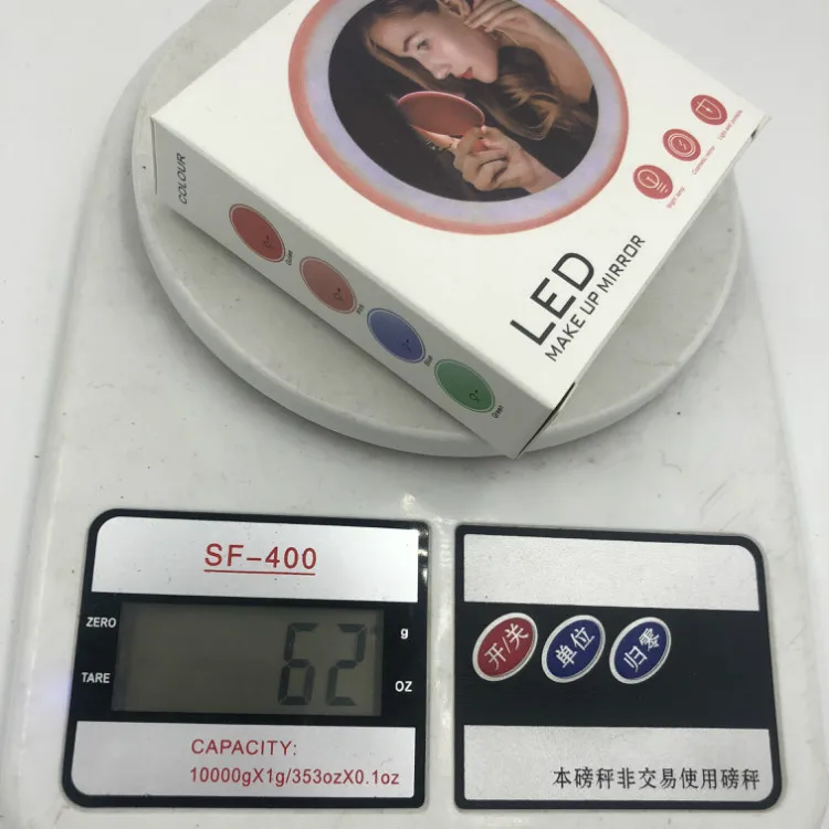 

Led Round Lights Single Small Abs Compact Mirror