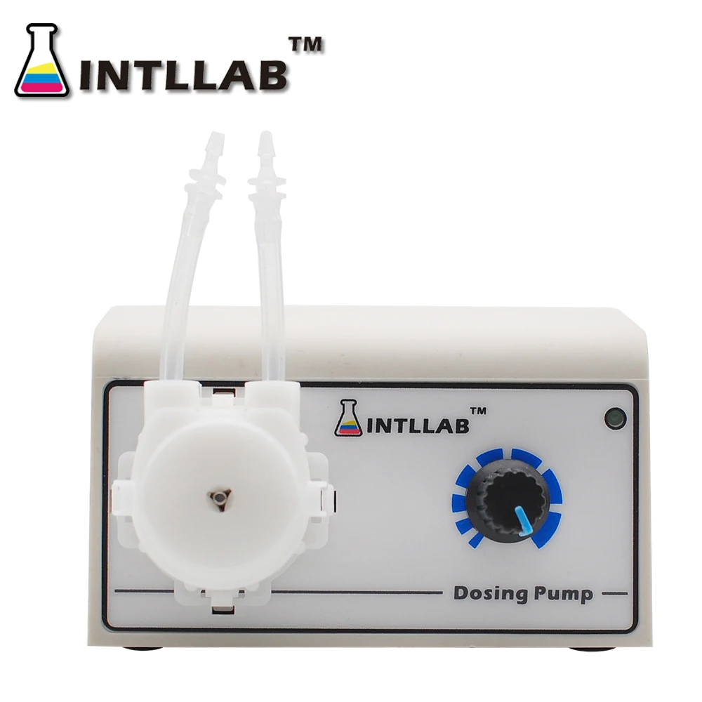 

INTLLAB Peristaltic Liquid Pump Dosing Pump for Aquarium Lab Water Analytical, White