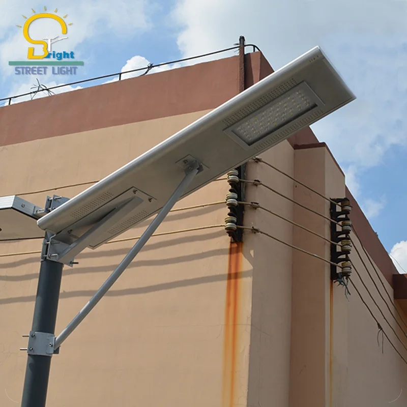 Super brightness high quality outdoor led integrated 40w all in one led solar street light