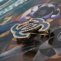 

Brand Brooches Pin Collar Brooch Letter Rhinestone Needle Decoration Pin Jewelry Brooch Men's and Women's 2019