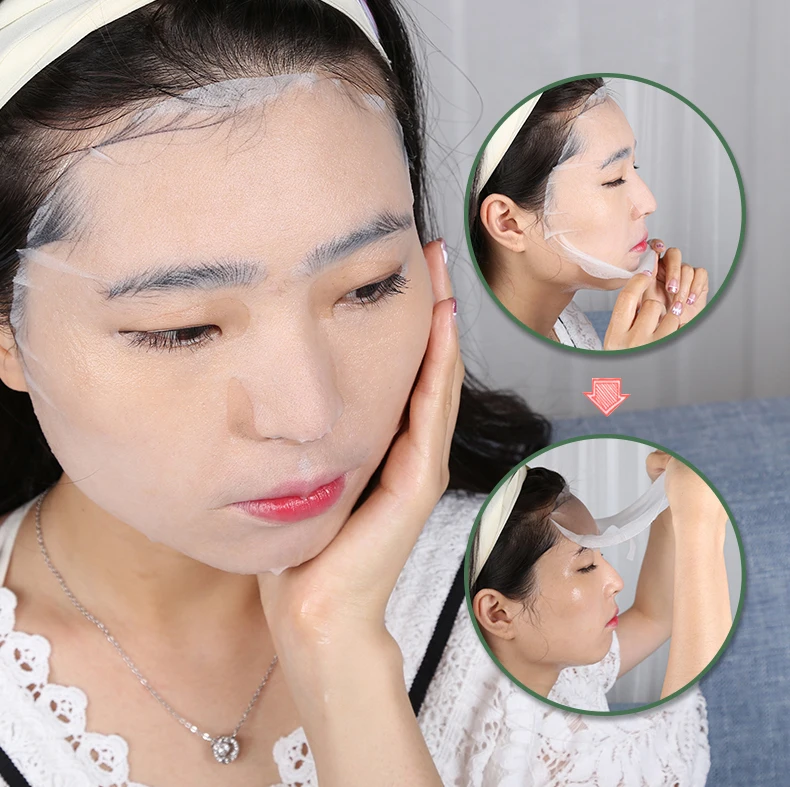 

OEM best whitening moisturizing tender soft fitting skin 100% nature silk facial mask