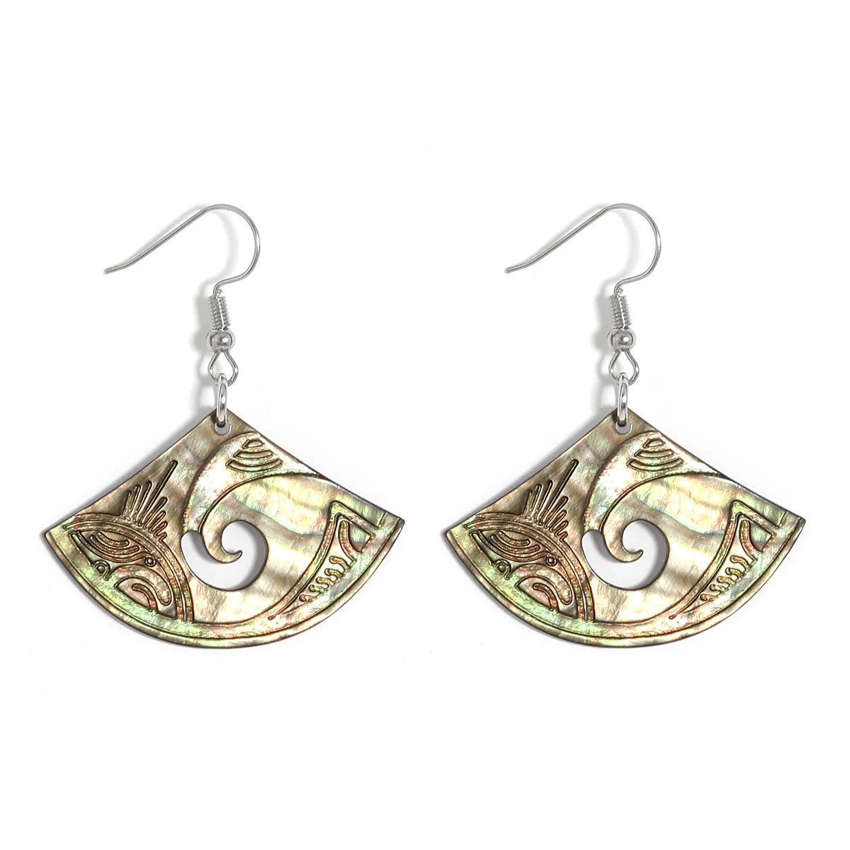 

Tonga Newest design Fan-shaped Geometry Carving ethiopian jewelry traditional for women gift