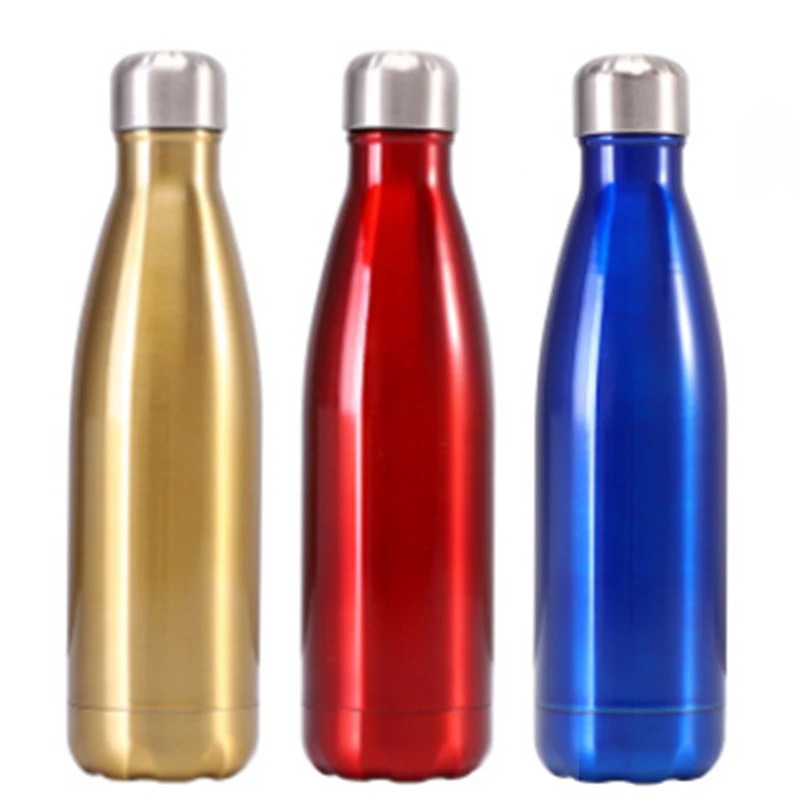 

Fast Ship Double Wall Vaccum Stainless Steel Travel Cola Water Bottle, Customized color acceptable