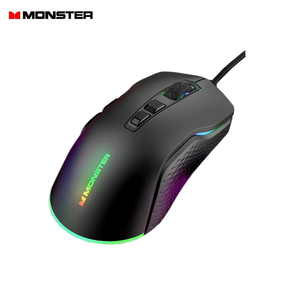 

The Hot Selling E-sports mouse Latest New Items Monster Design Optical Office Wired USB Computer Mouse, Multi-colors