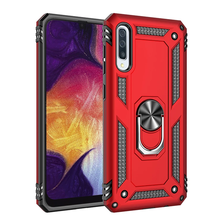 

armor case for samsung A30S phone cover full cover A50 A50S case with stand