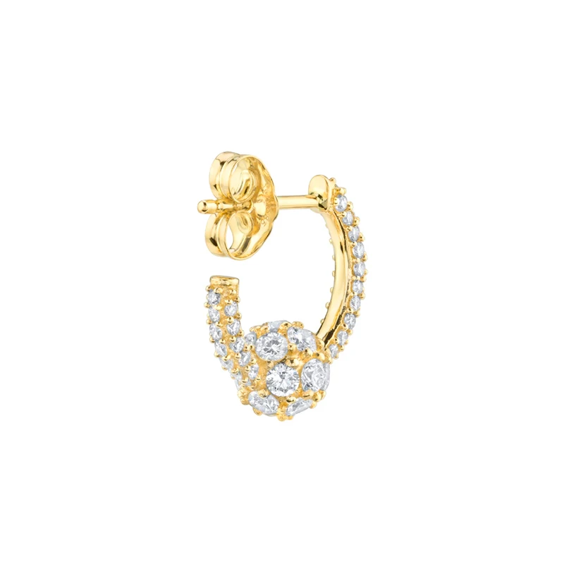 

ROXI S925 Sterling Silver Fashion All-match Diamond Ball Stud Earrings