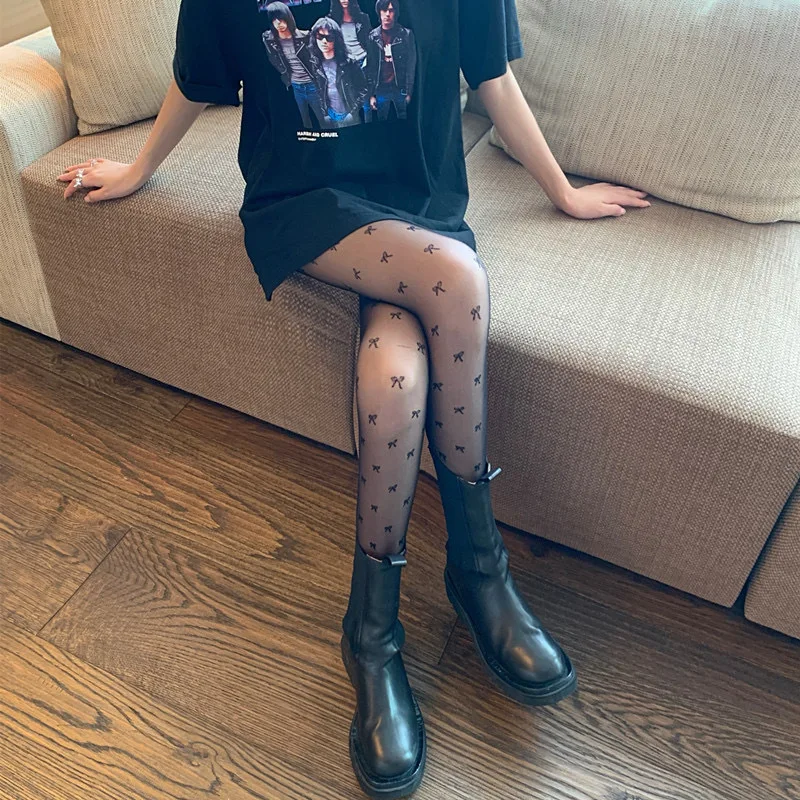 

Bare-leg Stockings Lace Bottoming Pantyhose Long Socks Black Silk Stockings Sexy Stockings, Custom color