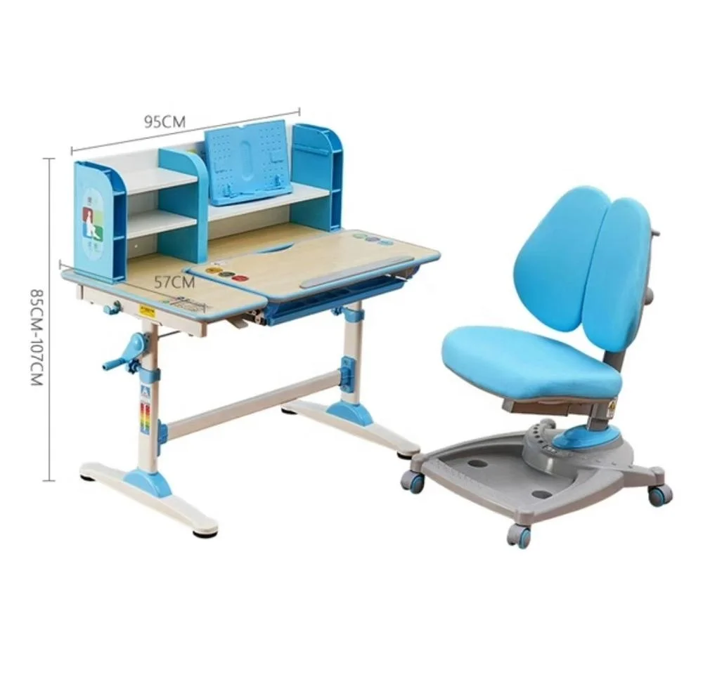 
DIY bookshelf Children ergonomic study table for home use 