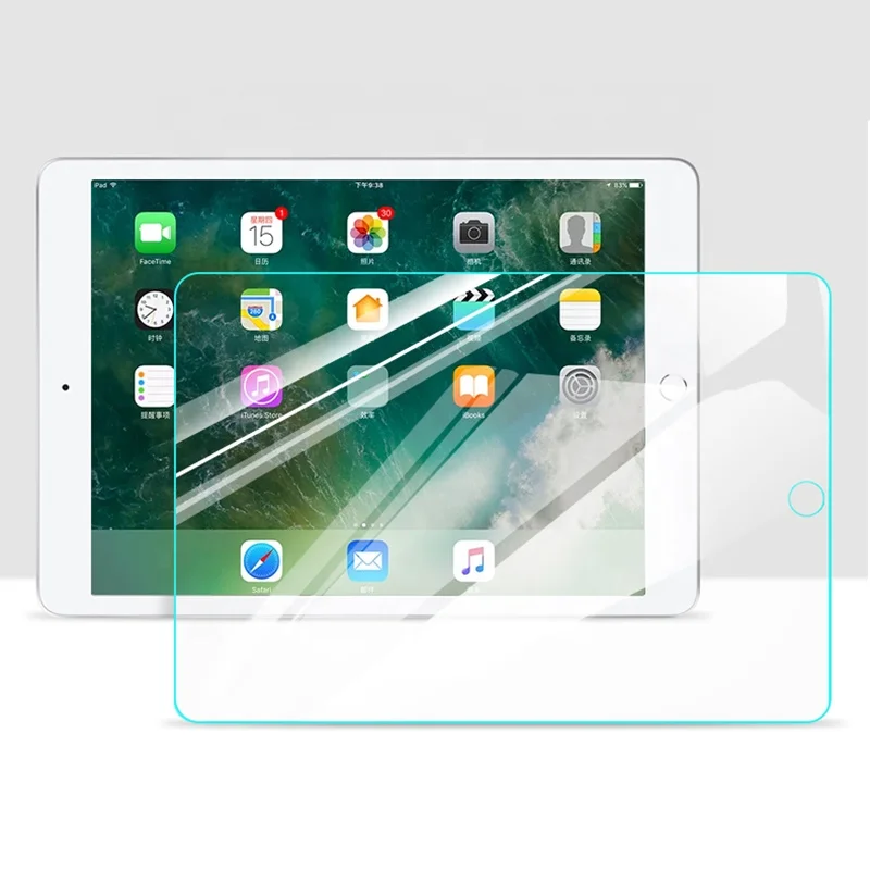 

HD shock proof tempered tablet glass screen protector for Ipad 2 3 4 5 6 7 pro 11 air 1 2 3 4 10.2 9.7 10.5 10.8