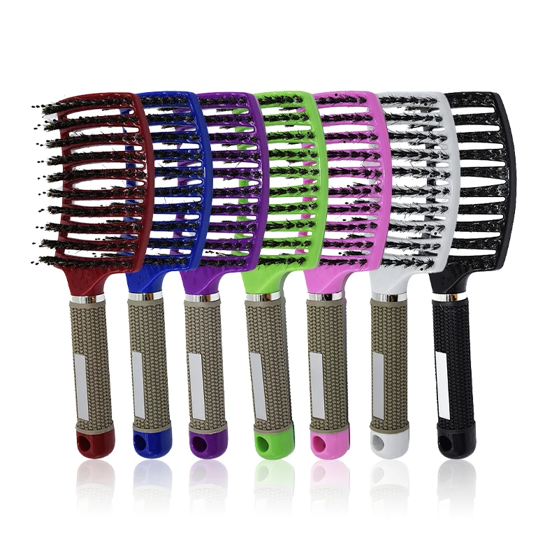 

2021 Professional Hair Comb Brush Hair Brush With Hanger Bristle Brush