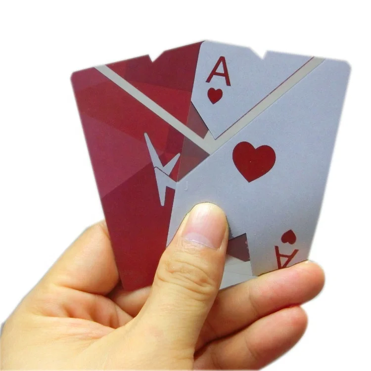 

custom logo transparent pvc 100%plastic blank cards game pieces tarot poker card playing cards printing