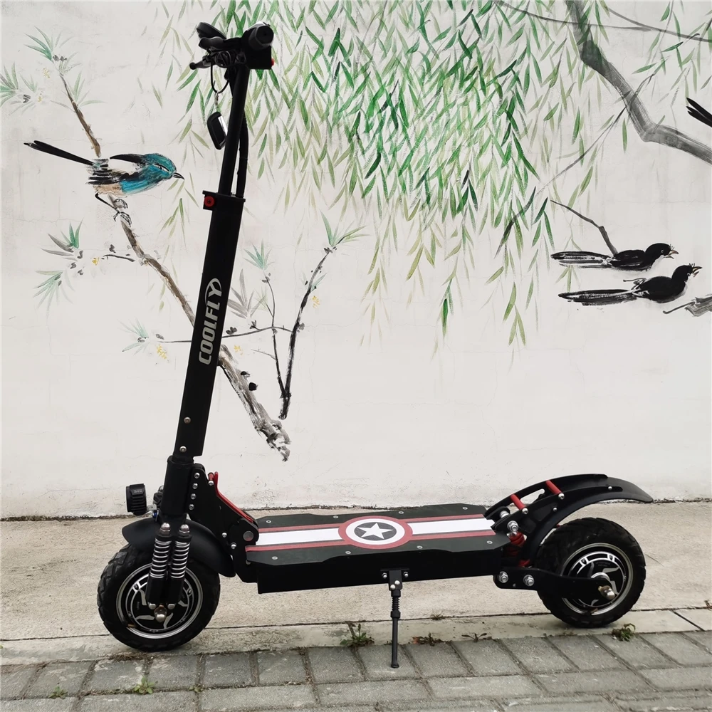 

EU warehouse coolfly 10inch scooters electr par adult 1000w 1600w 2000w kick two wheel e scooter dual motor for adult