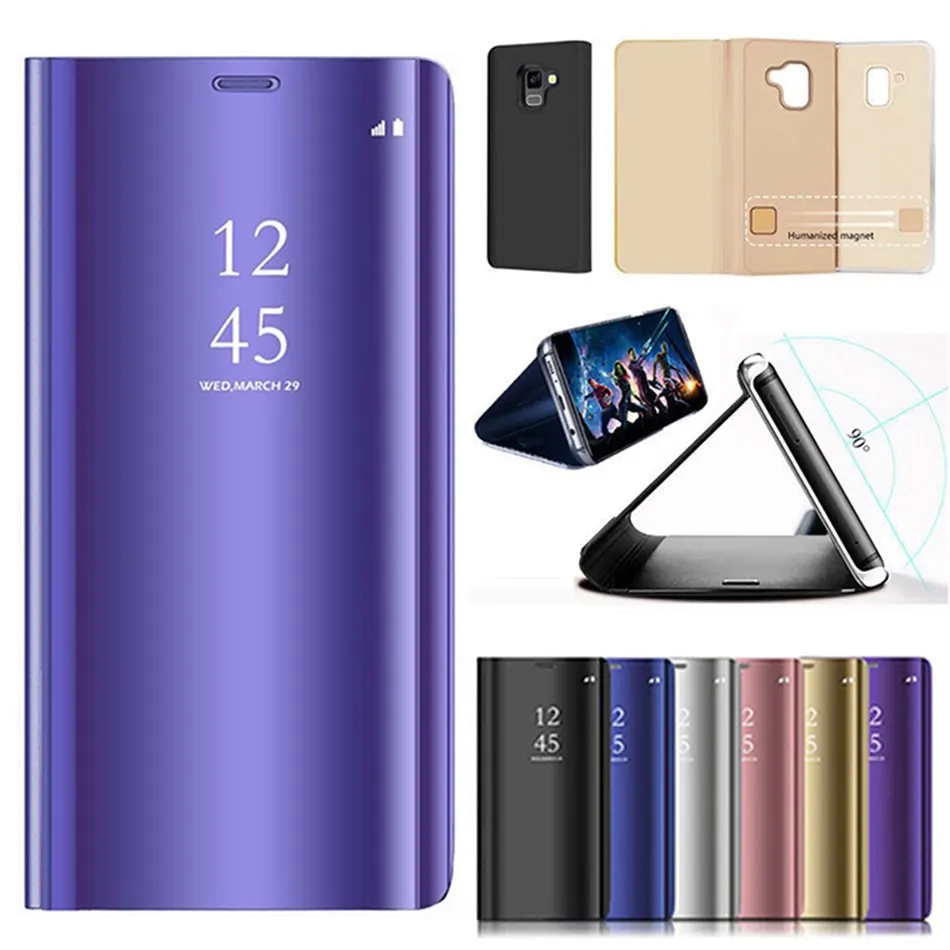 

Smart Mirror Flip Case For Xiaomi Mi 10T Pro Note 10 Lite Redmi Note 9 9s 8 7 5 6 K20 Pro 8T 9 9A 9C 8 8A 7 7A Cover, Black/navyblue/purple/skyblue/silver/gold/rosegold