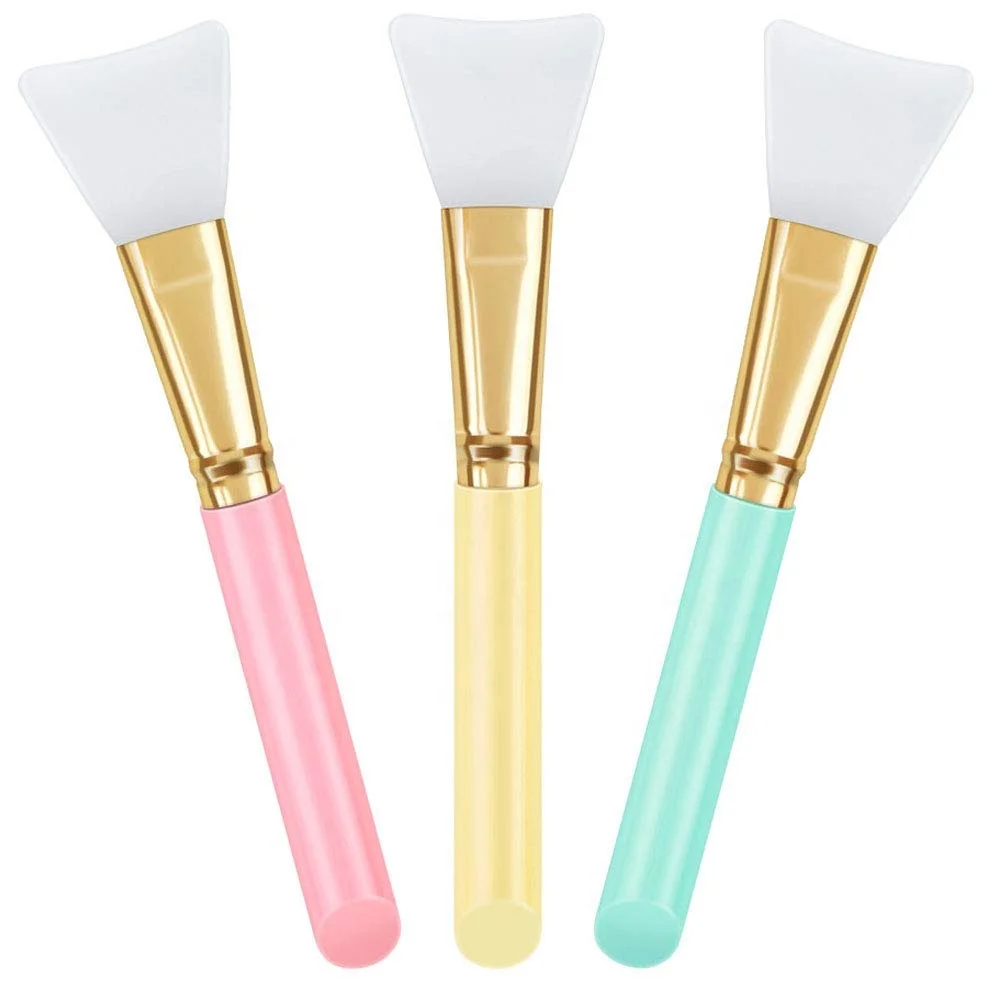 

Cosmetic makeup tool DIY facial mask applicator brush soft silicone face mask brush Wholesale private label custom Makeup Brush