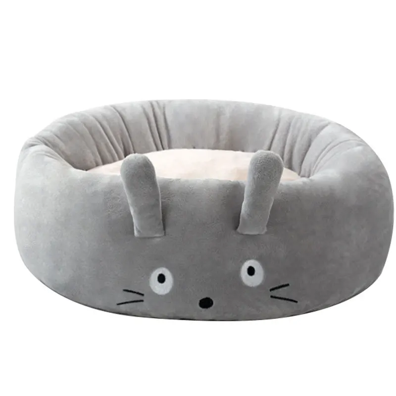 

Semi-enclosed Cat Bed Sleeping Durable Dog Beds Deep Sleep Kennel Bed Pet Supplies Cartoon Cat Mat