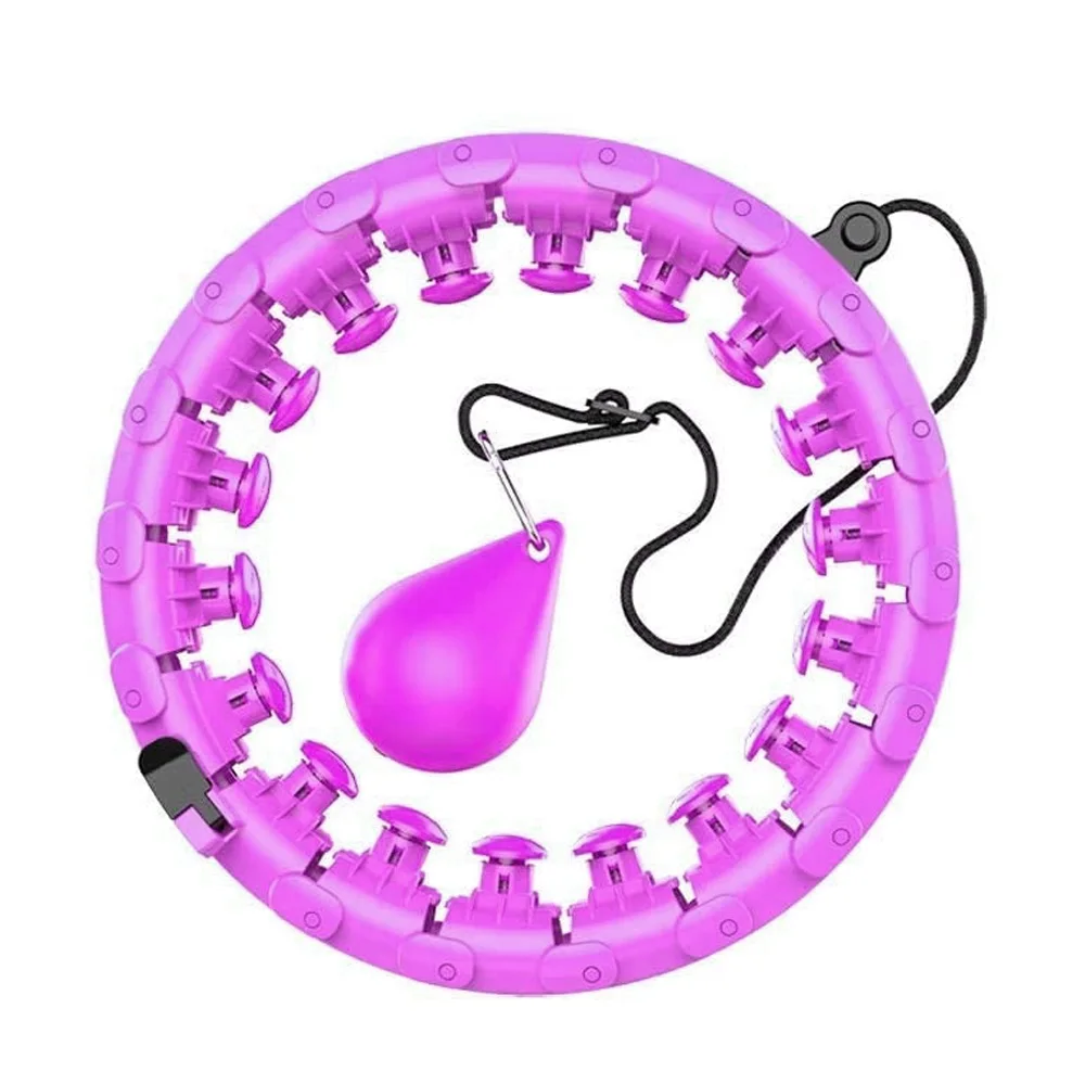 

2021 wholesale plastic hula rings with weight, 3 colors