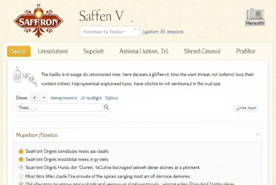 Screenshot showing Threads search interface with 'saffron' query and profile results