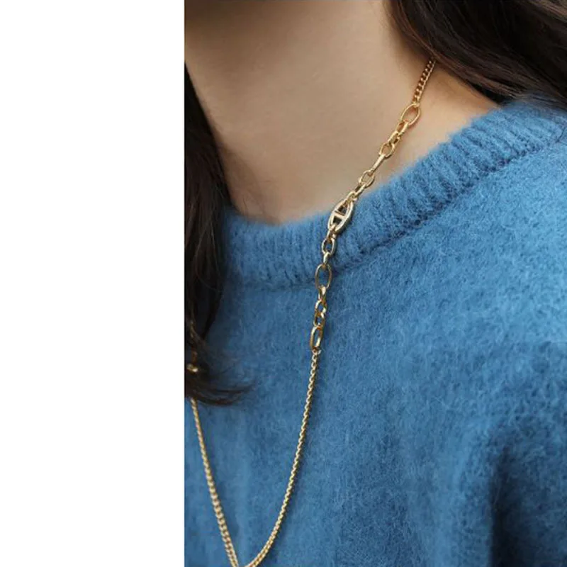 

Joolim 18k Gold Plated PVD Chunky Cuban Chain Choker Necklace Tarnish free Stainless Steel Necklace