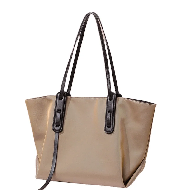 

Roomy Nylon Shoulder Bag Women Waterproof Laptop Nylon Tote Bag fits up to 14 inch