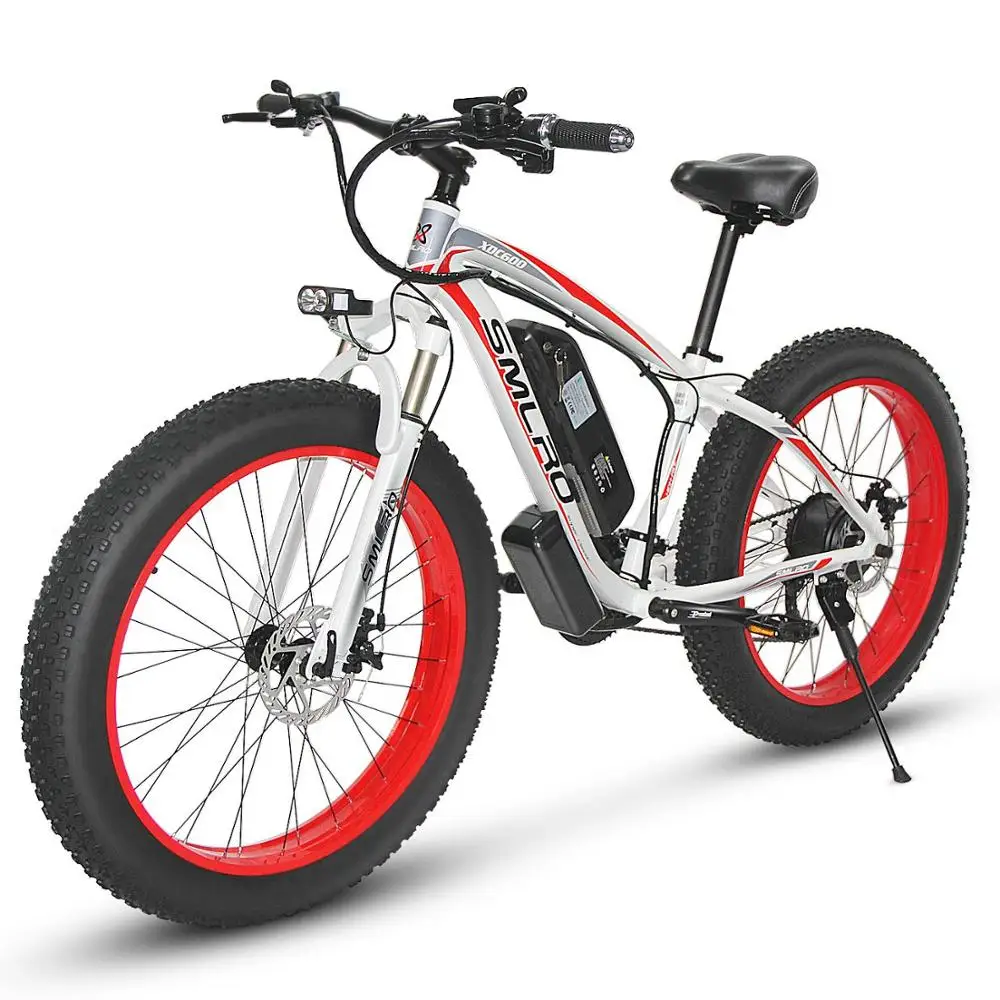 

Electric Bike with 13A/17.5Ah Removable Battery 26 inch Ebike with 350W/ 500W/750W BAFANG /1000W Motor fat tire snow e-bike