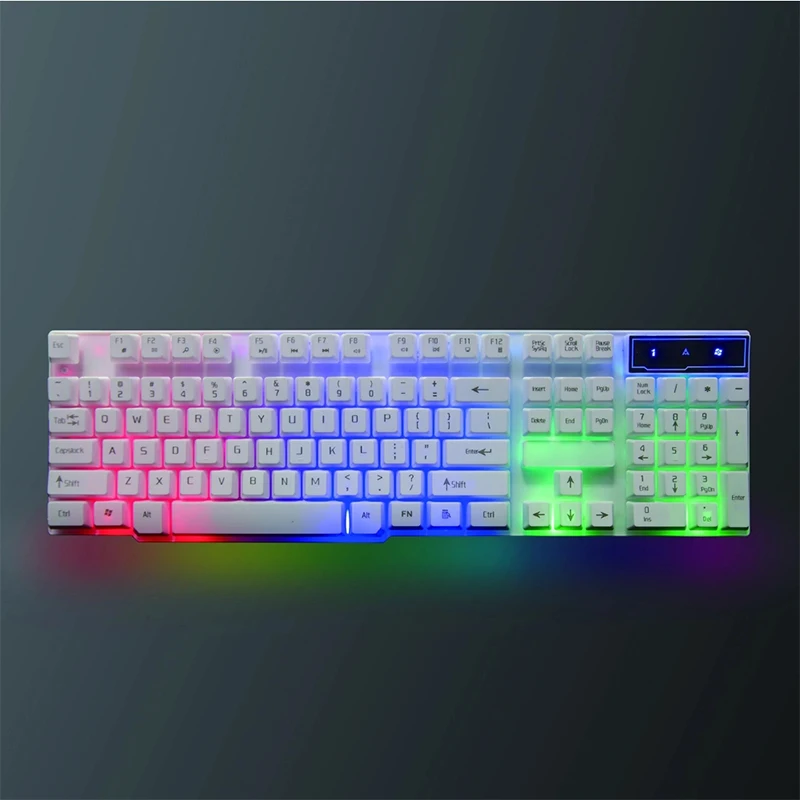 

BST-801A factory price LED backlit wired keyboard and mouse combo with CE ROHS USB keyboard and mouse gaming combo, Customized colors