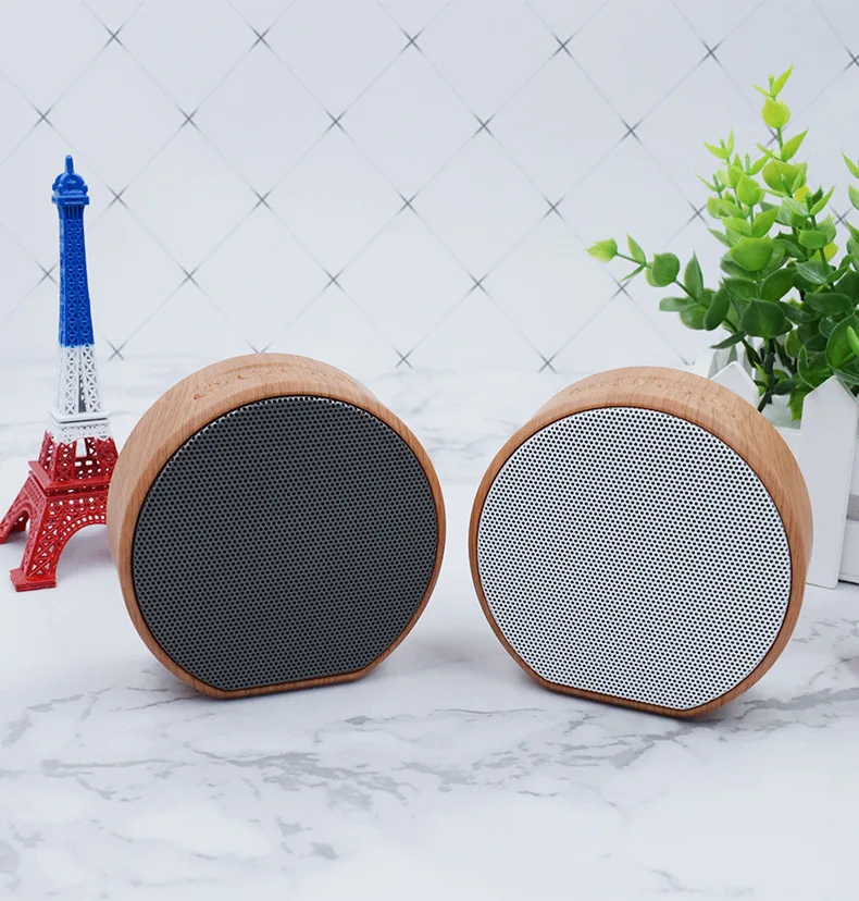 

Portable Gift Wood Promotional Christmas Wooden Wireless Outdoor MINI Blue tooth Wireless Bamboo Speaker