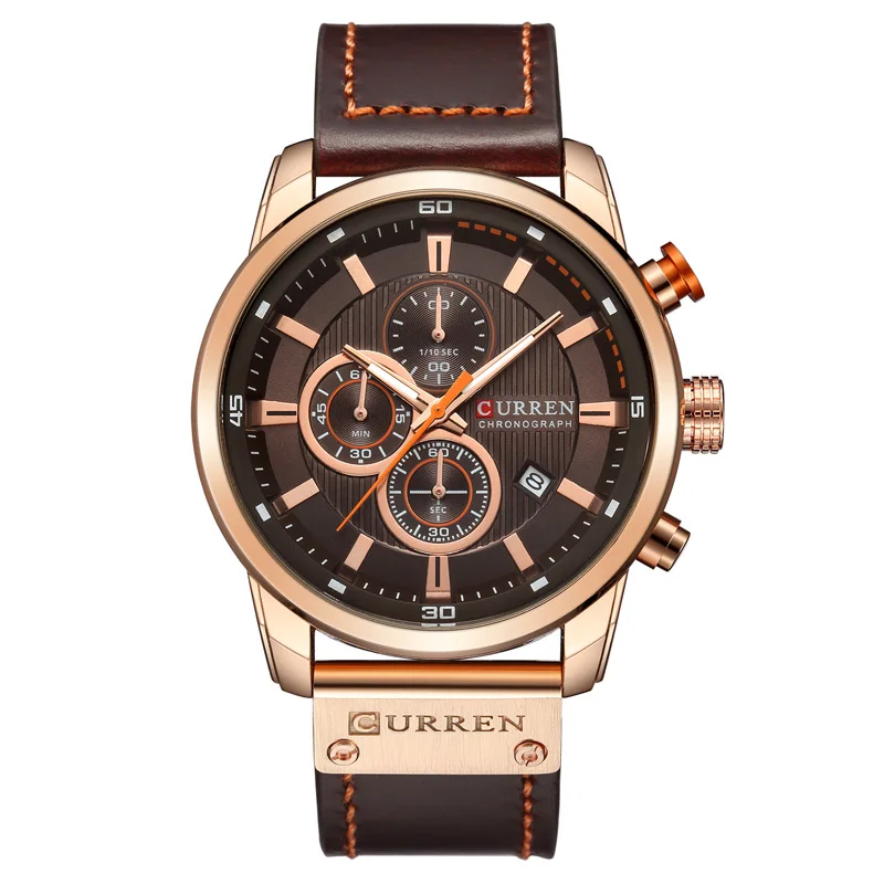 CURREN-8291 China Direct Factory Leather Watch CURREN Sport Watches, Mix