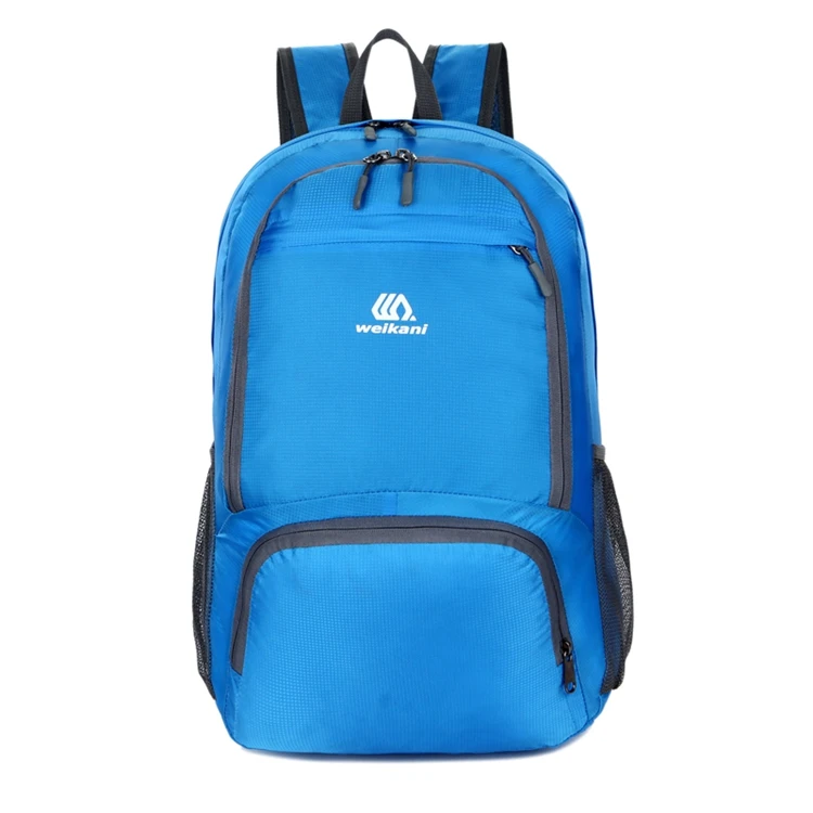 

Wholesale Waterproof Outdoor Sports Bag Double Strap Travel Bag Backpack Rucksack Folding Backpack, As picture outdoor rucksack travel backpack