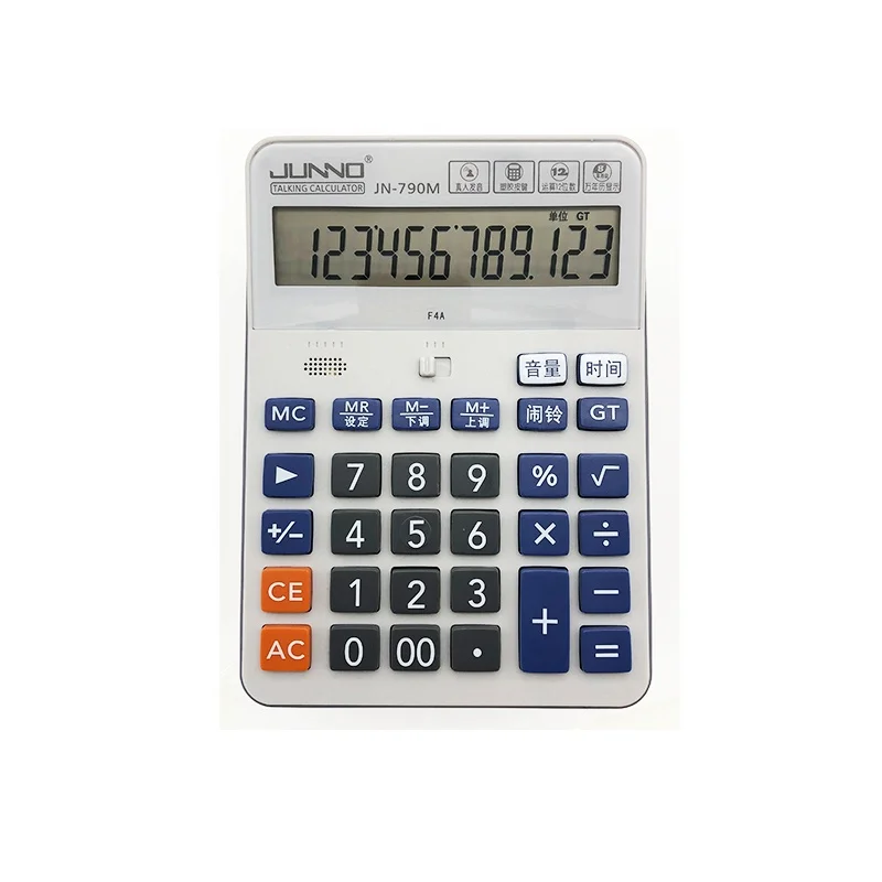Large Button calculator 12 digits OEM Promotional Big LED Display calculator office