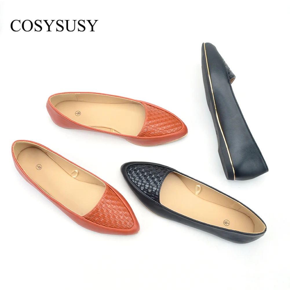 

High quality multi-colored pointed office shoes beautiful ladies shoes ladies flats