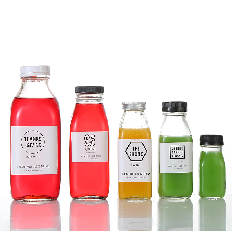 12 Oz Juice Bottles Cold Press Juice Bottles Glass Juice Bottles With